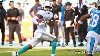 Dolphins rookie Jaylen Waddle establishing himself as a No. 1 receiver