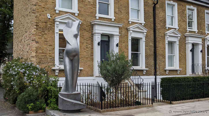 The maternity sculpture by Denmark Hill station