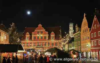 Christkindlesmarkt in Memmingen 2021: Kein Weihnachtsmarkt, aber Budenzauber - Allgäuer Zeitung