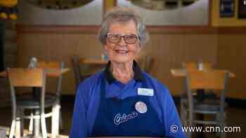 When a worker shortage closed her favorite restaurant's dining room, a retiree grabbed an apron to help