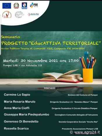 Pompei. Seminario pubblico “EducAttiva Territoriale” al Pompei Lab - Agro24