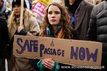 Downing Street protest calls for safe passage across the Channel - St Helens Star