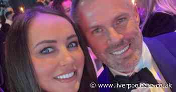 Jamie Carragher's wife reacts after Liverpool legend rows with Roy Keane