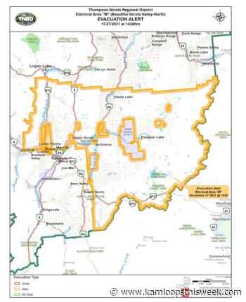 Incoming rain leads to evacuation alerts for Merritt, Cache Creek areas - Kamloops This Week