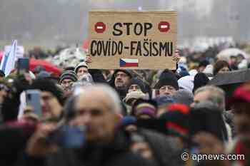 Thousands protest coronavirus restrictions in Czech capital | AP News - Associated Press