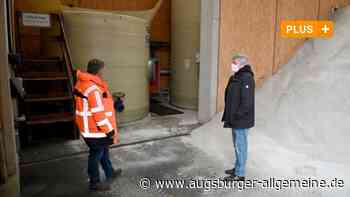 Streusalz für die A8: Der Vorrat der Autobahnmeisterei reicht für den Winter