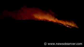 Crews battle forest fire at Pilot Mountain State Park in NC - Raleigh News & Observer