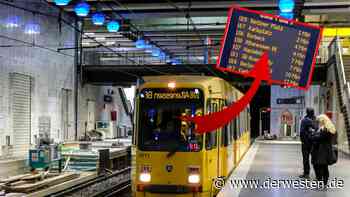 Essen: Lacher auf Anzeigetafel – Ruhrbahn zeigt neuen Namen - Derwesten.de