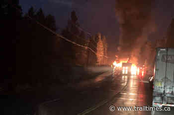 Three die in fiery truck collision on Highway 3 near Princeton – Trail Daily Times - Trail Times