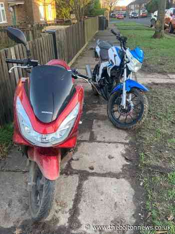 Stolen motorbikes have been seized by Bolton police - The Bolton News