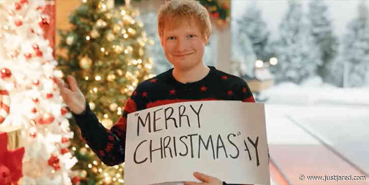 Ed Sheeran & Elton John Recreate 'Love Actually' to Announce Their New Christmas Collaboration - Watch Here!