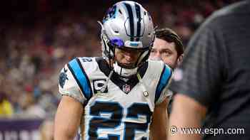 Panthers' McCaffrey done for year due to ankle