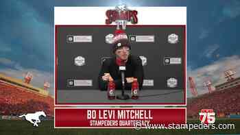 WSF Post-Game Bo Levi Mitchell - stampeders.com