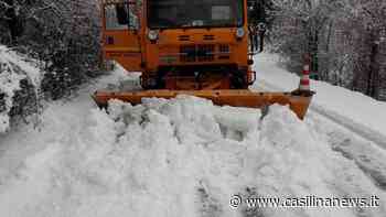 Neve a Forca d'Acero, Della Vandra e Di Sora: attivi i mezzi spazza neve - Casilina News