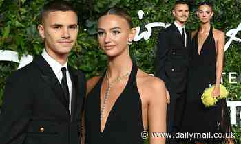 Fashion Awards 2021:Romeo Beckham looks dapper alongside girlfriend Mia Regan at Fashion Awards