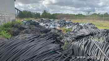 Tonnes of plastic farm waste piling up as frustrated recycling business waits for state grant