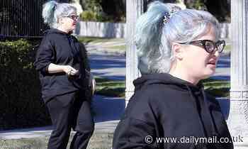 Kelly Osbourne pictured out after relapsing on her sobriety