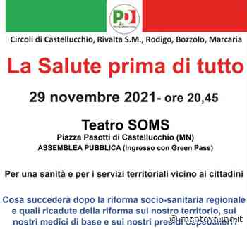 Lunedì sera a Castellucchio, dibattito sulla riforma sanitaria in Lombardia - Mantovauno.it