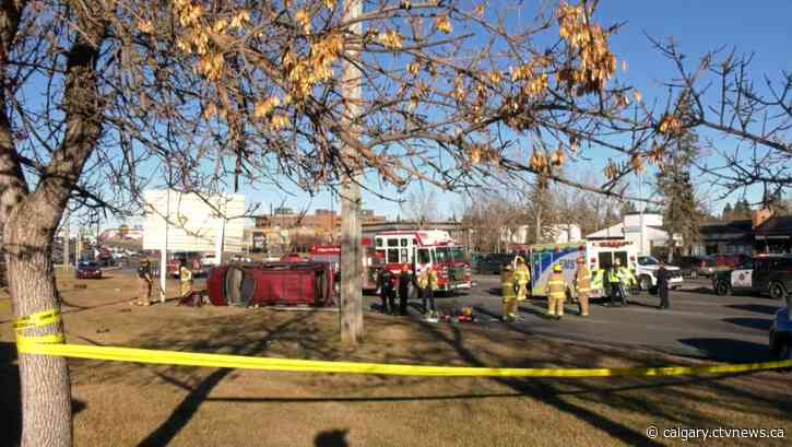 Driver suffers life-threatening injuries in Macleod Trail rollover