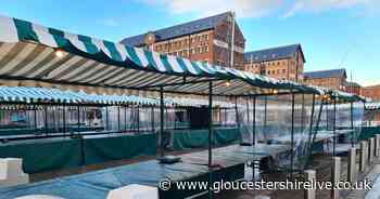 Gloucester Festive Orchard Street Market back open after Storm Arwen forced closure - Gloucestershire Live
