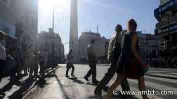 Clima en Buenos Aires: pronóstico del tiempo del lunes 29 de noviembre de 2021 - ámbito.com