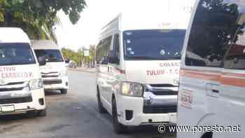 Conflicto transportista se agudiza; agreden a vehículo de la Untrac en Tulum - Por Esto