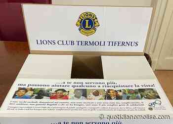 Il Lions Club Termoli Tifernus consegna un raccoglitori per occhiali in disuso - Il Quotidiano del Molse