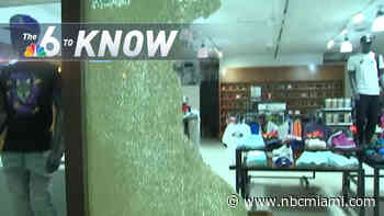 6 to Know: Barrage of Gunfire Shatters Miami Beach Storefront, Stowaway in Landing Gear of Plane Lands in Miami