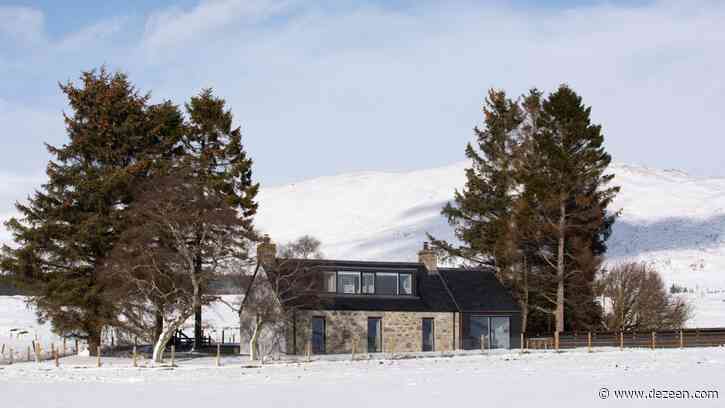 Loader Monteith extends a remote stone cottage in the Scottish Highlands