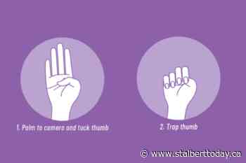 St. Albert RCMP highlight Signal for Help campaign - St. Albert Today