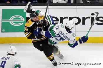 Bruins forward Marchand suspended 3 games for slew-footing Canuck – Chilliwack Progress - Chilliwack Progress