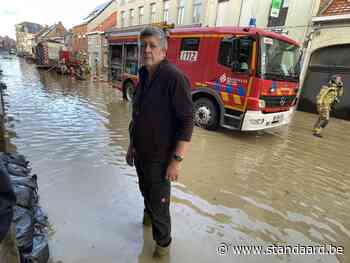Roesbrugge voor het eerst in dertig jaar weer getroffen door overstroming - De Standaard