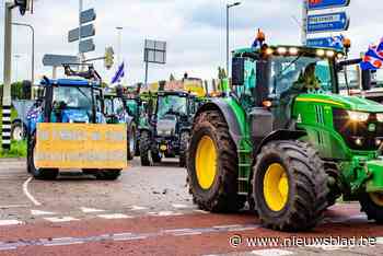 Tractoren geven urenlang hinder rond Geel