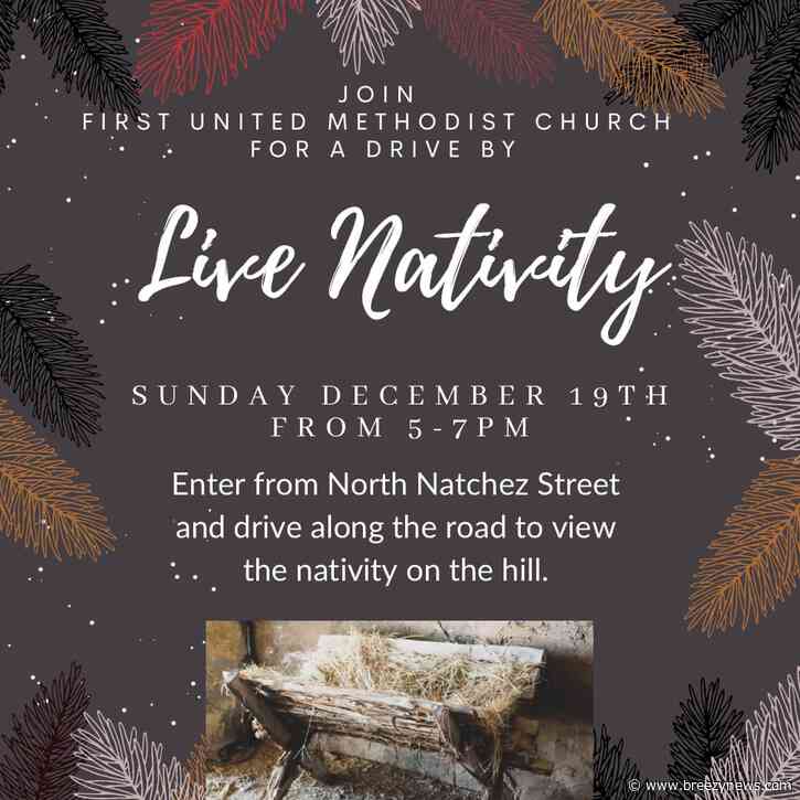Kosciusko First United Methodist Church to host Live Nativity Sunday, Dec. 19
