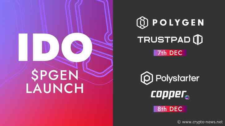Polygen to Conduct its IDO via Polygen, Trustpad, Polystarter and Copper
