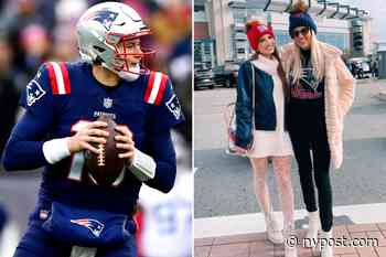 Mac Jones celebrates Patriots win with girlfriend Sophie Scott - New York Post