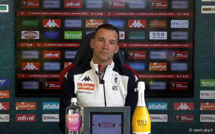 Genoa, Shevchenko: "Contro il Milan devo bloccare le emozioni" - Sky Sport
