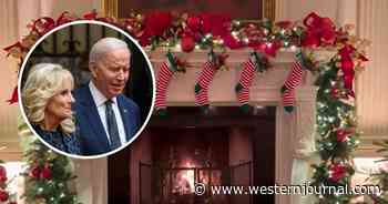Twitter Users Notice Big Mistake the Bidens Made with the Stockings Above Their White House Fireplace