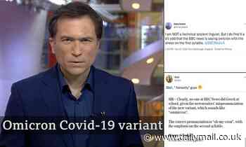 New Omicron coronavirus variant causes confusion over its correct pronunciation in English - Daily Mail