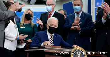 Watch: Exhausted-Sounding Biden Starts to Read Out Bill Title, Gives Up After Just 2 Words