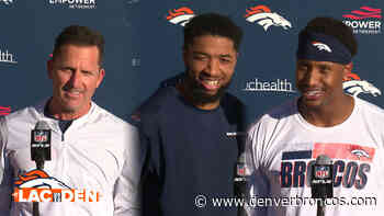 GM George Paton, WRs Courtland Sutton and Tim Patrick meet the media after contract extensions - DenverBroncos.com