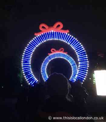 Kew Gardens Christmas Lights By Amber Cody Surbiton High School