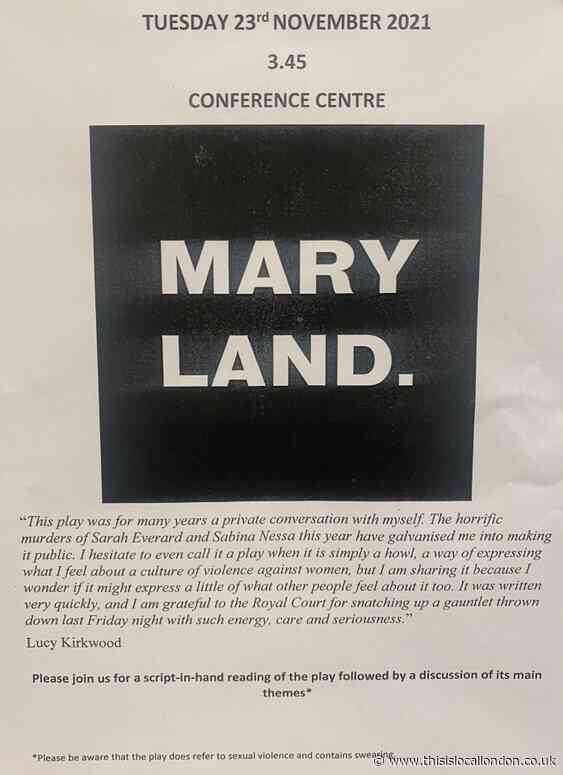 Sixth Form Students at Woodford County Deliver a Passionate Reading of ‘Maryland’ by Lucy Kirkwood by Sindy Elezkurtaj, Woodford County