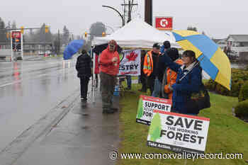 Vancouver Island forestry workers rally against old-growth deferral – Comox Valley Record - Comox Valley Record