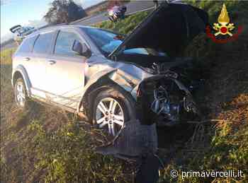 Incidente d'auto fra Pertengo e Costanzana - Prima Vercelli