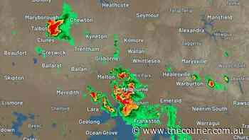 Severe weather warning issued for areas north of Ballarat as wild storms cross the state - The Courier