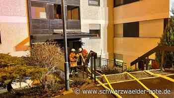 Brand in Bad Liebenzell: Feuer bricht in Mehrfamilienhaus aus