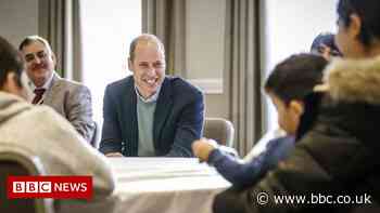 Duke of Cambridge meets Afghan refugees and charities in Leeds