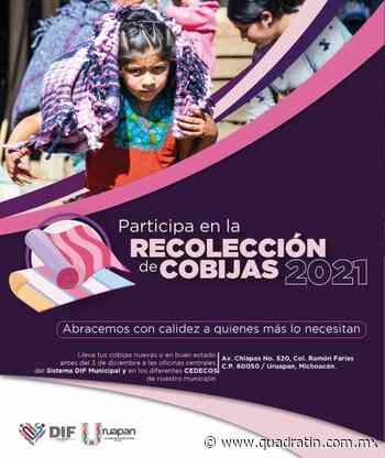 Invita DIF Uruapan a donar cobijas para los más necesitados - Quadratín Michoacán