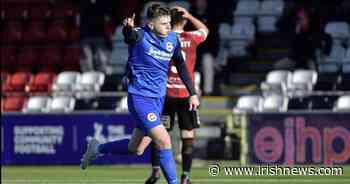 Larne attacker Ronan Hale pays homage to "great striker" Joe Gormley - The Irish News